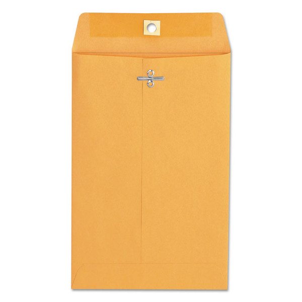 Kraft Clasp Envelope, #55, Square Flap, Clasp/Gummed Closure, 6 x 9, Brown Kraft, 100/Box [SKU: UNV35260]