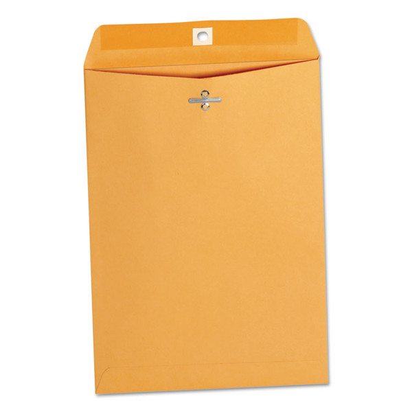 Kraft Clasp Envelope, #75, Square Flap, Clasp/Gummed Closure, 7.5 x 10.5, Brown Kraft, 100/Box [SKU: UNV35262]