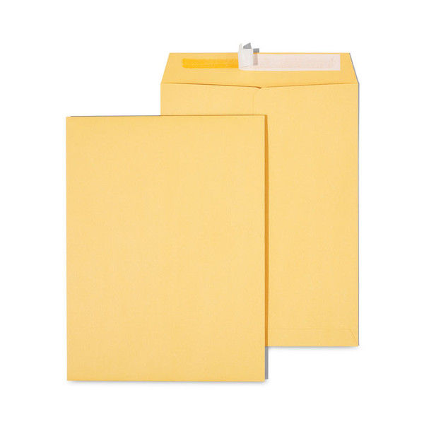 Peel Seal Strip Catalog Envelope, #10 1/2, Square Flap, Self-Adhesive Closure, 9 x 12, Natural Kraft, 100/Box [SKU: UNV40102]