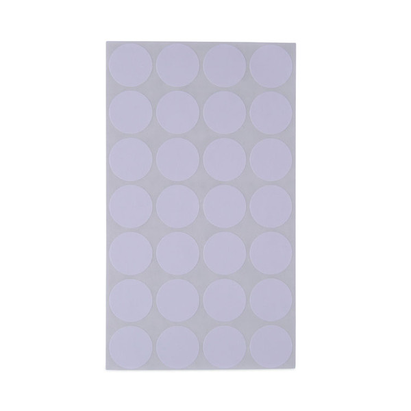 Self-Adhesive Removable Color-Coding Labels, 0.75" dia, White, 28/Sheet, 36 Sheets/Pack [SKU: UNV40108]
