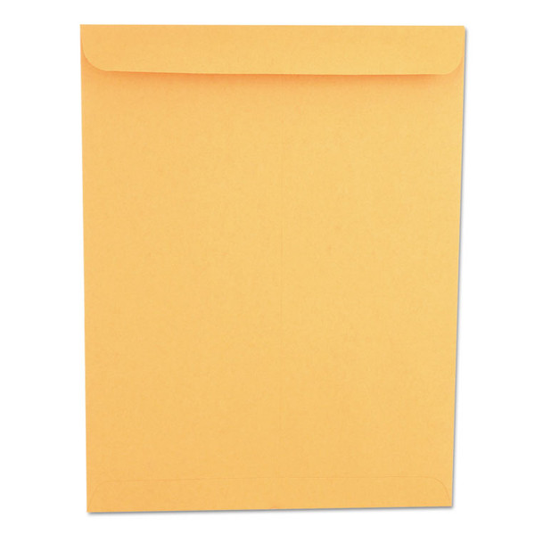 Catalog Envelope, 28 lb Bond Weight Kraft, #13 1/2, Square Flap, Gummed Closure, 10 x 13, Brown Kraft, 250/Box [SKU: UNV44165]