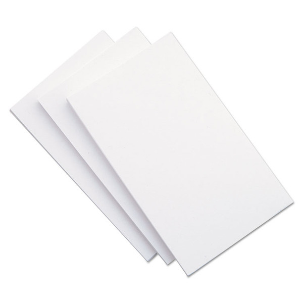 Unruled Index Cards, 5 x 8, White, 100/Pack [SKU: UNV47240]
