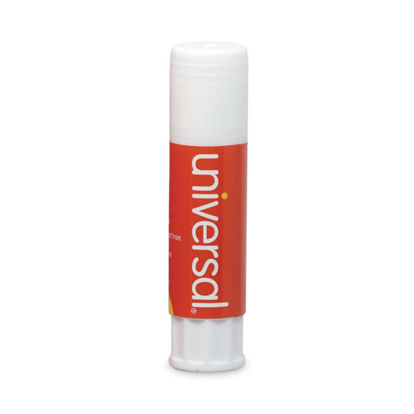 Glue Stick, 0.28 oz, Applies and Dries Clear, 12/Pack [SKU: UNV75748]
