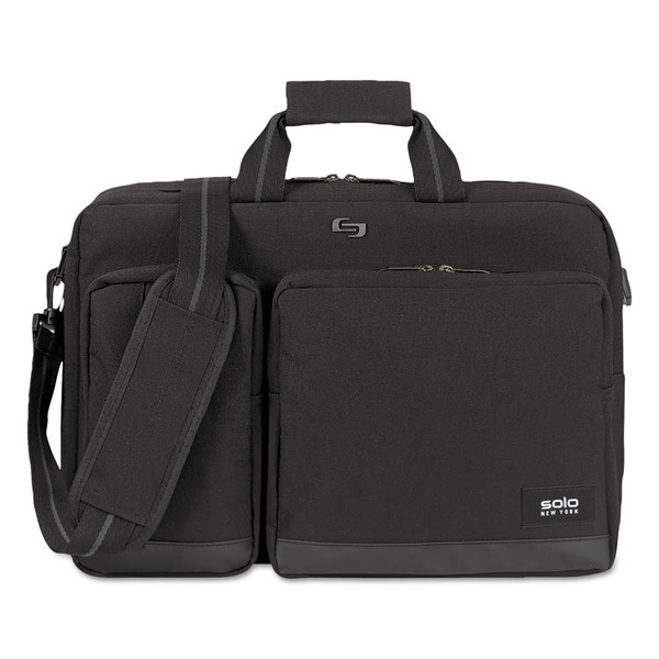 Urban Hybrid Briefcase, Fits Devices Up to 15.6", Polyester, 5 x 17.25 x 17.24, Black [SKU: USLUBN3104]
