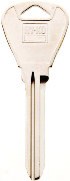 HY-KO 11010H70 Key Blank, Brass, Nickel, For: Ford, Lincoln, Mercury Vehicles [SKU: ORG2256949]