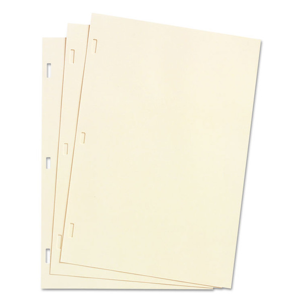 Looseleaf Minute Book Ledger Sheets, 14 x 8.5, Ivory, Loose Sheet 100/Box [SKU: WLJ90130]