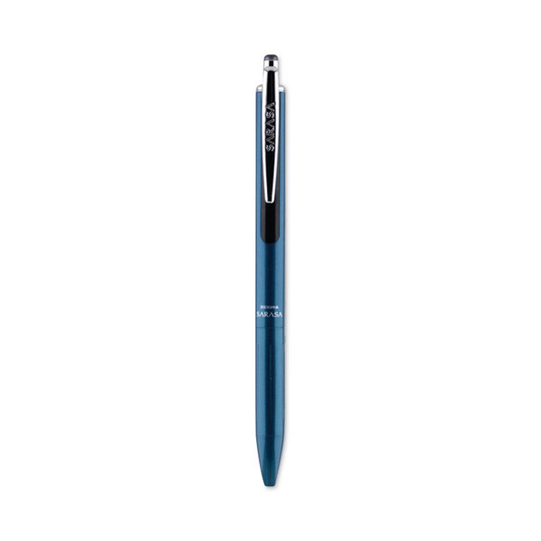 Sarasa Grand Gel Pen, Retractable, Medium 0.7 mm, Black Ink, Turquoise Barrel [SKU: ZEB48611]