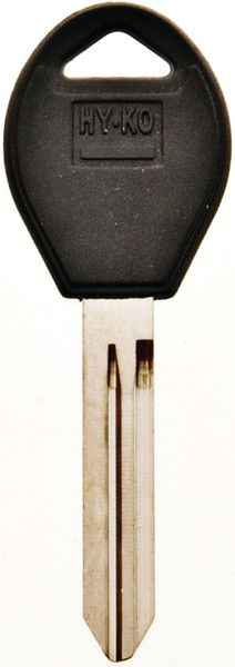 HY-KO 12005DA34 Automotive Key Blank, Brass/Plastic, Nickel, For: Nissan Vehicle Locks [SKU: ORG6964720]