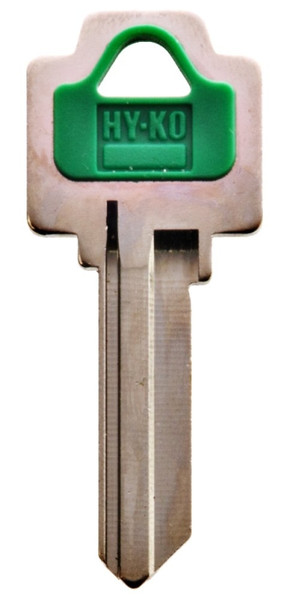 HY-KO 13005WR5 Key Blank, Brass/Plastic, Nickel, For: Weiser Cabinet, House Locks and Padlocks [SKU: ORG0920256]