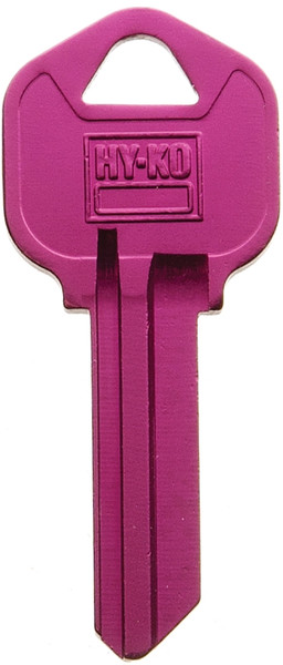 HY-KO 14010KW1 Key Blank, Aluminum, Painted, For: Kwikset Door Locks [SKU: ORG6386676]