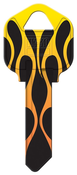 HY-KO 16010KW1-18 Key Blank, Brass, Nickel-Plated, For: Kwikset KW1 Keyways [SKU: ORG4548921]