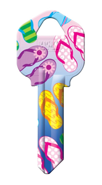 HY-KO 16005KW1-23 Key Blank, Brass, Nickel-Plated, For: Kwikset KW1 Keyways [SKU: ORG2050953]