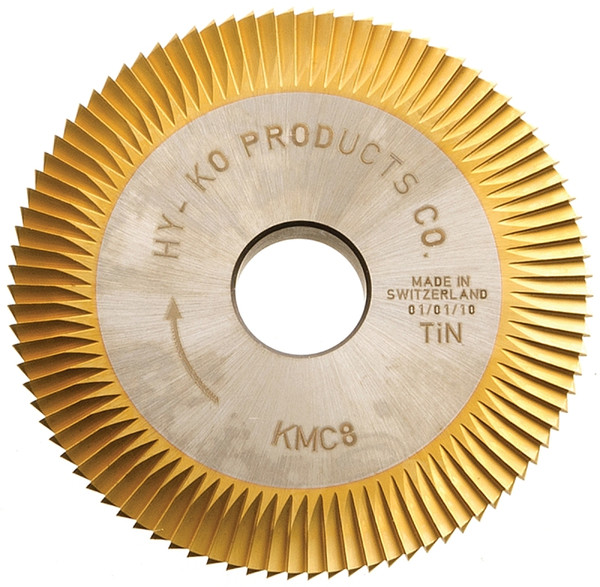 HY-KO Promatic Series KMC8 Key Machine Cutter Blade, HSS, For: Taylor KD1, KD5, KD8, KD9 Key Machines [SKU: ORG7830524]