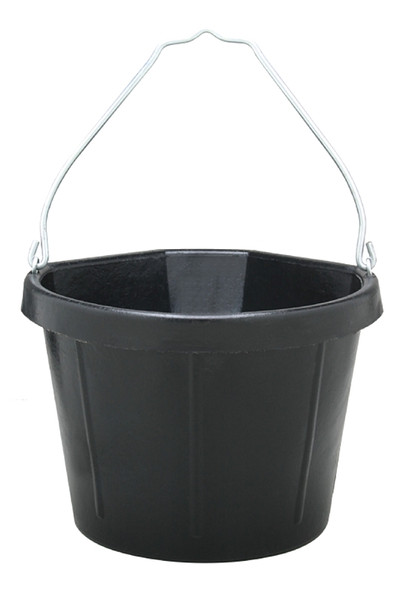 FORTEX-FORTIFLEX B500-20 Corner Bucket, 5 gal Volume, Molded Rubber, Black [SKU: ORG6908917]