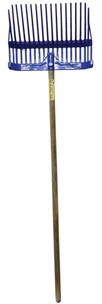 FORTEX-FORTIFLEX 1308100 Stall Fork, Plastic Tine, Polycarbonate Handle, Blue [SKU: ORG6923593]