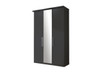 Berlin Hinged Wardrobe - Wooden doors With mirrored doors