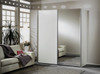 Jura Sliding Wardrobe - Wooden & Mirrored Doors