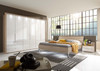 Loft Corner units with hinged-door wardrobe