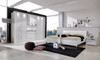 Loft Corner units with hinged-door wardrobe