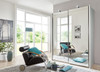 Miami 2. Sliding-door wardrobes - Wooden and Mirrored Doors H-217cm