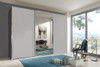 Miami 2. Sliding-door wardrobes - Wooden and Mirrored Doors H-217cm
