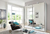 Miami 2. Sliding-door wardrobes - Wooden and Mirrored Doors H-217cm