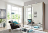 Miami 2. Sliding-door wardrobes - Wooden and Mirrored Doors H-236cm