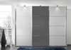 Miami 2. Sliding-door wardrobes - Wooden and Mirrored Doors H-236cm