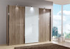 Miami 2. Sliding-door wardrobes - Wooden and Glass Doors H-236cm