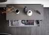Pitagora 2-drawer bedside table 55cm