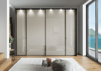 Nizza Hinged door  wardrobe, Width 300cm