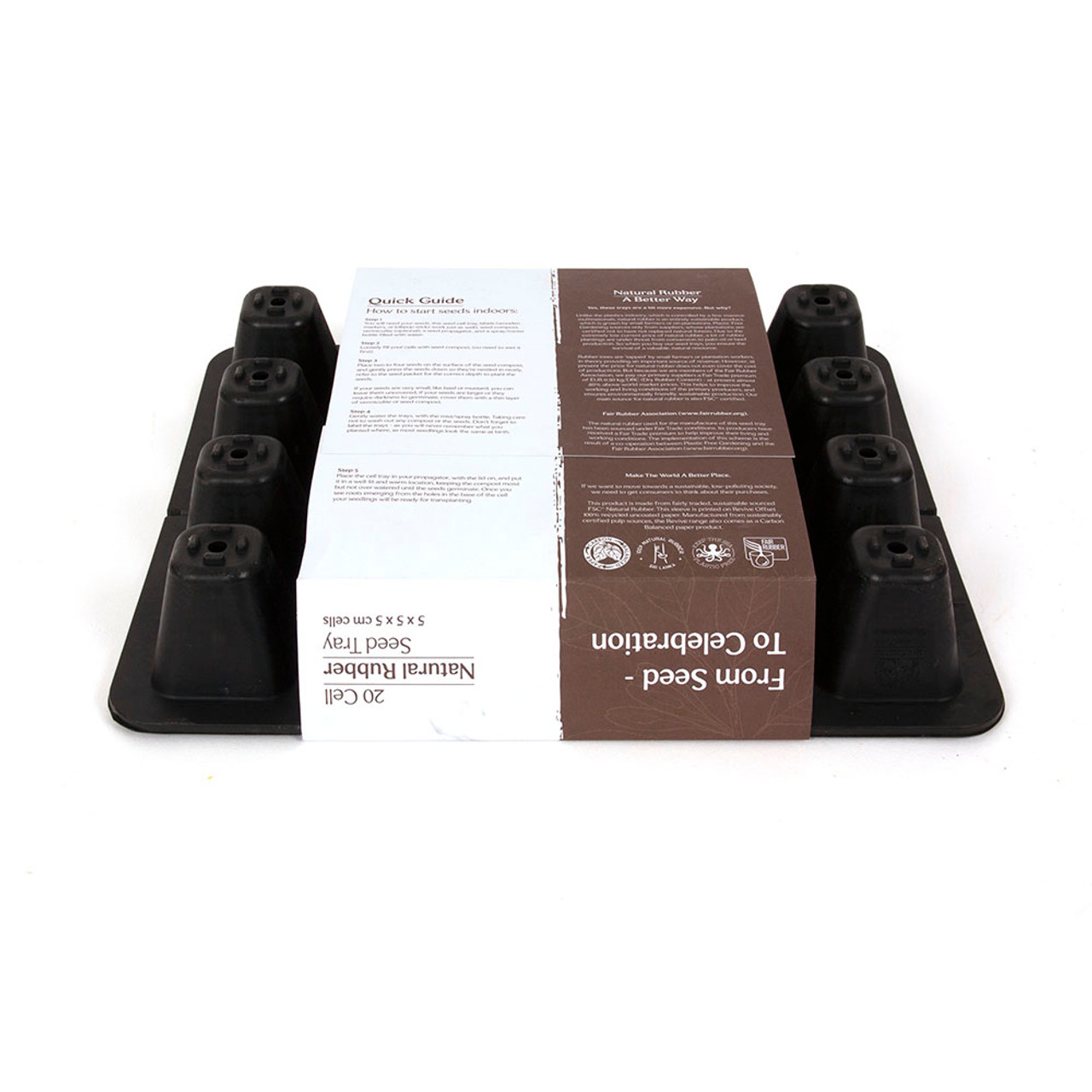 30 Module Natural Rubber Seed Tray for Your Organic Seed Starts – Prairie  Road Organic Seed