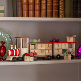 With a Slot for Everyday, Wooden Advent Train With a Slot for Everyday, Wooden Advent Train