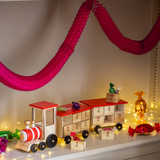 With a Slot for Everyday, Wooden Advent Train With a Slot for Everyday, Wooden Advent Train