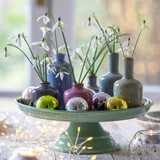 To Use Any Day, Soft Green Enamel Cake Stand To Use Any Day, Soft Green Enamel Cake Stand