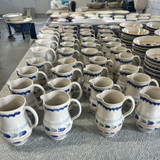 Sarah Raven Blue Green Jug