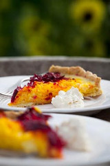 beetroot tart with horseradish cream recipe