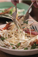 celeriac salad with apple, pine nuts and prosciutto recipe