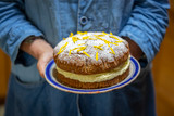lemon and courgette drizzle cake recipe