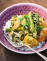 green thai autumn vegetable curry recipe