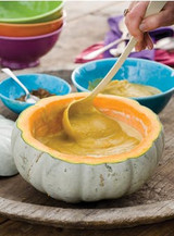 pumpkin and apple soup with chestnuts recipe