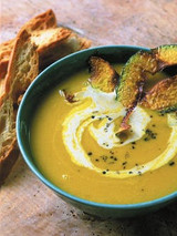 squash and cumin soup with squash chips recipe