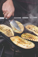 griddled fennel aubergine recipe