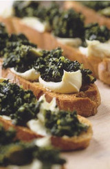 winter greens crostini recipe