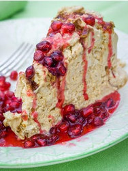 coffee, meringue and ice cream cake