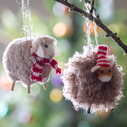 Fluffy Sheep Decoration