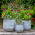 Zinc Barrel Planters