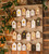 Wooden Advent Calendar Houses