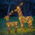 Wicker Lit Deer