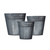 Zinc Bucket Planters